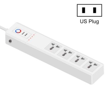 ZigBee 16A SM-SO306-M Smart Power Strip 4 Holes + 2 USB (US Plug) - 1
