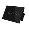 TC120 Black Wifi Smart Light Switch, Voice Control Compatible - 2