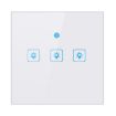 WS-UK-03 Smart Wall Switch, 3 Gangs, Touch Control, UK Plug - 2