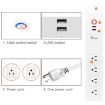 WiFi Smart Power Socket 2 USB 4 Plug Alexa Google, 1.5m Cable - 4