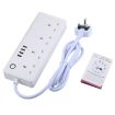 Smart WiFi Power Socket with 4 USB & 4 UK Plugs, Alexa/Google Compatible - 4