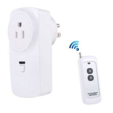 Smart Wireless Remote Control Socket, US Plug, 220V, w/ Remote - 1