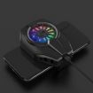 MEMO DL06 Mobile Phone Radiator with Colorful Lights Cooling - 1