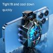 X20 Frosted Black LED Mobile Phone Cooling Fan Radiator - 5
