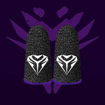 Purple Gaming Superconducting Sweat Resistant Finger Gloves - 1