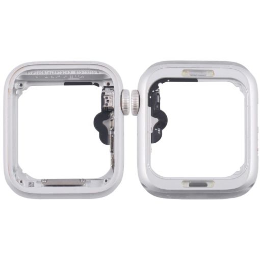 Apple Watch Series 5 44MM Silver Bezel Frame with Crown Flex Cable - 1