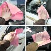 KANEED Pink Synthetic Chamois Towel, 43x32cm - Super Absorbent PVA - 6