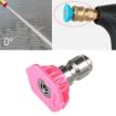 Pink 0 High Pressure Car Wash Gun Jet Nozzle Washer Accessory - 1