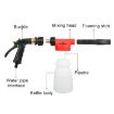 Portable Car Washer Water Gun Foam Pot Sprayer, Random Color - 3