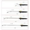 72cm Stainless Steel Garden Water Guns High Pressure Spray Nozzle - 6