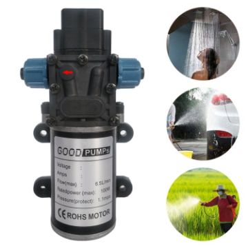 DC12V 100W Double Thread Reverse Pump for Car Wash/Irrigation - 1