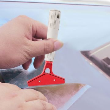Metal Blade Car Window Film Scraper Tint Tool With Cover - 1
