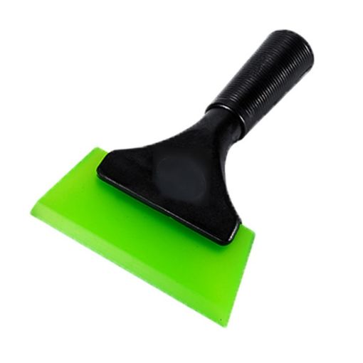 Green Plastic Squeegee for Car Glass Cleaning with Handle - 1