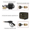 Quick Connect Pressure Washer Hose Accessories, 14-3/8 M + 15-3/8 F - 8