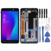 Lenovo A5000 OEM Black LCD Screen & Digitizer with Frame - 1