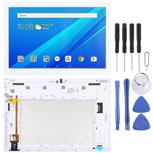 White OEM LCD Screen & Digitizer for Lenovo TAB4/TB-X304 Series - 1