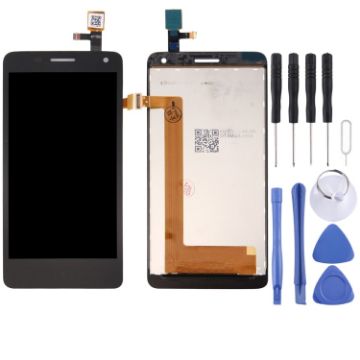 Lenovo S660 OEM LCD Screen with Digitizer Full Assembly - Black - 1