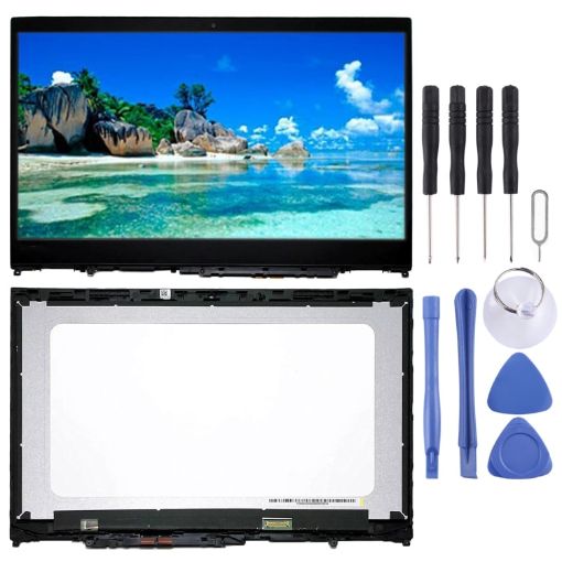UHD LCD Screen for Lenovo Flex 5-15/Yoga 520 with Digitizer & Frame - 1