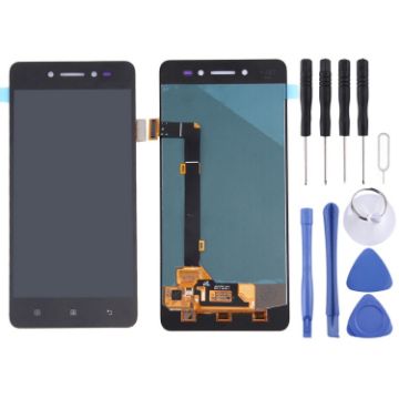 OEM LCD Screen & Digitizer Full Assembly for Lenovo S90/Sisley (Black) - 1