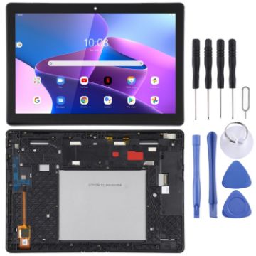 LCD Screen for Lenovo Tab M10 HD TB-X505 Series with Frame (Black) - 1