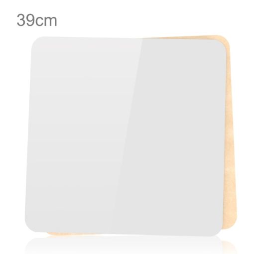 PULUZ 40cm Acrylic Reflective Display Table Background Board White - 1