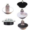 USB Power 25cm Rotating Display Stand Turntable (Black Mirror) - 2