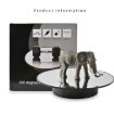USB Power 25cm Rotating Display Stand Turntable (Black Mirror) - 7
