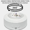 Electric 360 Rotating Disc Table for Live Video Props (White) - 6