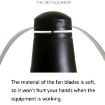 Black Outdoor Multi-Function Fan Leaf Fly & Mosquito Repellent - 4