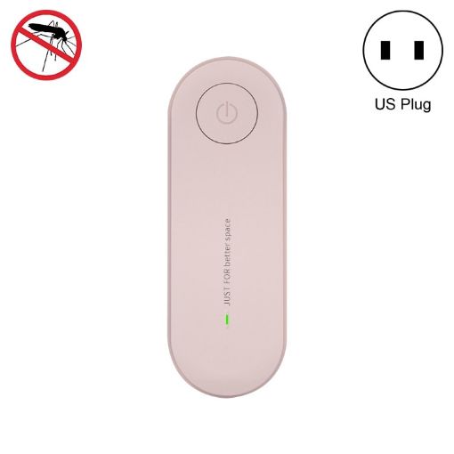 Pink Ultrasonic Mosquito Repellent & Killer, US Plug - 1