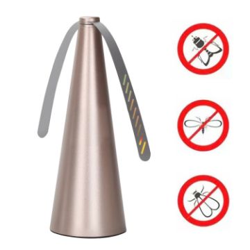 Gold Multifunctional Automatic Fly Catcher & Mosquito Repellent Fan - 1
