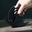 Black Snail Shape Fireproof Mosquito Coil Tray & Rack - 5