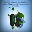 Energy-Saving Ultrasonic Mouse & Insect Repeller, UK Plug - Blue Black - 4