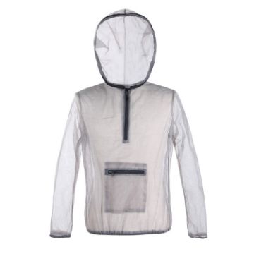 XL Jungle Expedition Insect-proof Hooded Jacket, Breathable Mesh - 1