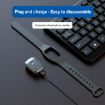 M20 White Outdoor Mosquito Repellent Wristband with Temp & Clock - 5