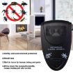 Black Ultrasonic Electro Magnetic Pest Repeller - 4