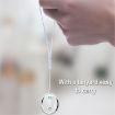 Portable Ultrasonic Mosquito Repellent Bracelet - White Purple - 4