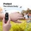 M21 White Ultrasonic Mosquito Repellent Bracelet with Step Counter - 7