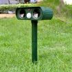 2 PCS Ultrasonic Solar Animal Repeller with PIR & Light Sensor, CE/ROHS - 6