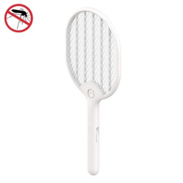 USB LED Mosquito Swatter Killer, White (Without Base) - 1