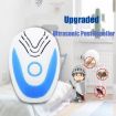 Ultrasonic EU Plug Mosquito Repellent - Multifunctional, Blue - 2