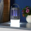 Solar Power Mosquito Killer Outdoor Light Green + Solar Panel - 5
