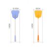 Plastic Fly and Mosquito Swatter with Long Handle, Assorted Colors - 4