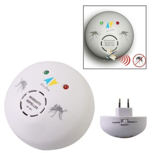 White Ultrasonic Mosquito Repeller - 1