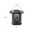 Black TM02 Solar Mosquito Repellent Outdoor Waterproof Lamp - 2