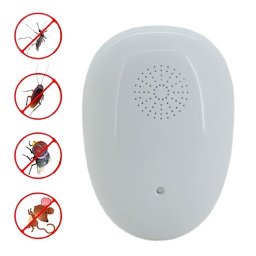 AC 90-250V Ultrasonic Pest Control Repellent, Long EU Plug - 1