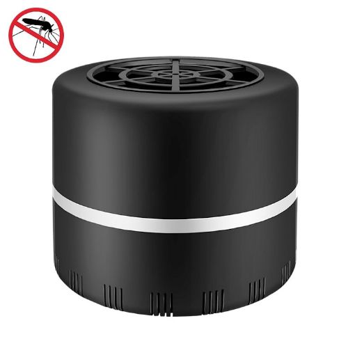 Black Bedroom Mosquito Trap Lamp - Home Light Wave Device - 1
