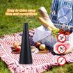 Silver Multifunctional Fan Blade Fly Catcher & Mosquito Repellent, 9x9x25cm - 7