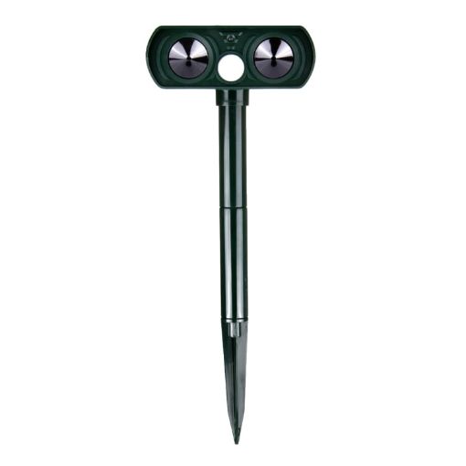 Solar Ultrasonic Motion-Activated Animal Repeller - 1