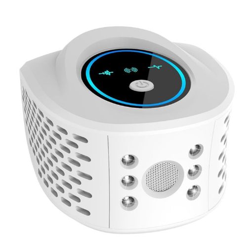 QSQ218 Ultrasonic Mouse Repellent LED Indoor US Plug (White) - 1